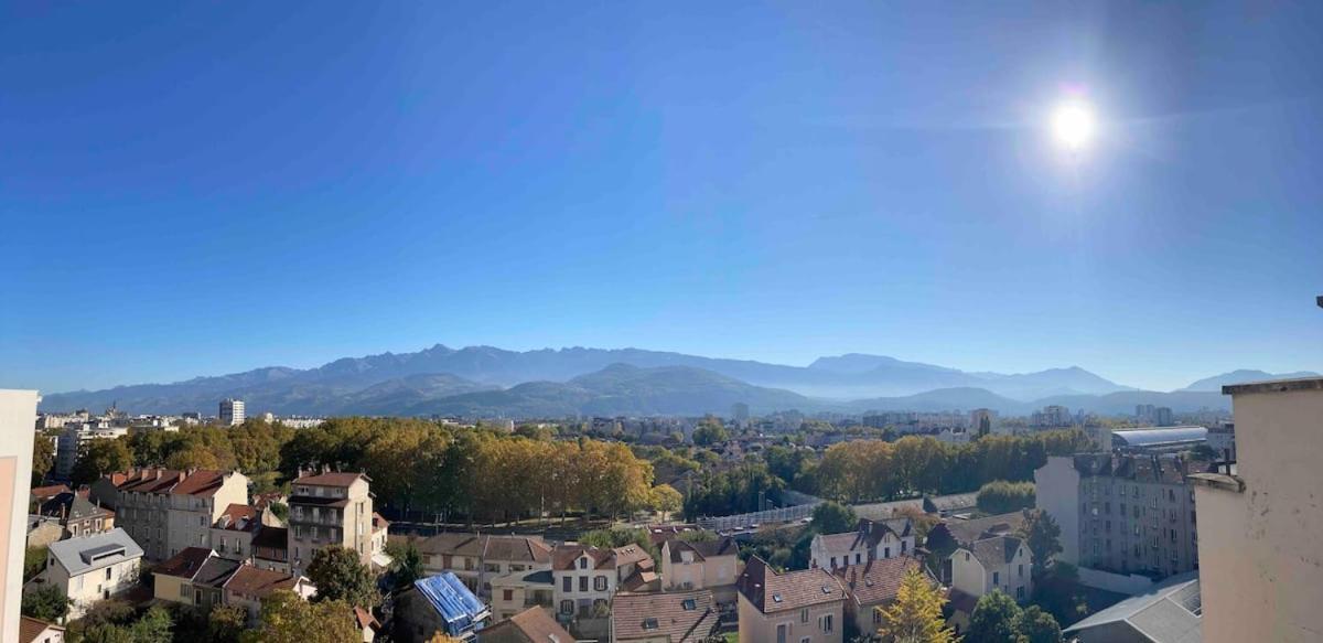 Апартаменты 2 Terrasses Vue A 360 Sur Les Montagnes Гренобль Экстерьер фото
